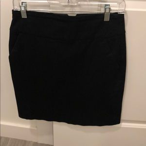 Black pencil skirt.